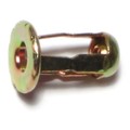 Midwest Fastener Rivet Nut, #6-32 Thread Size, .663 in L, Steel, 20 PK 70721